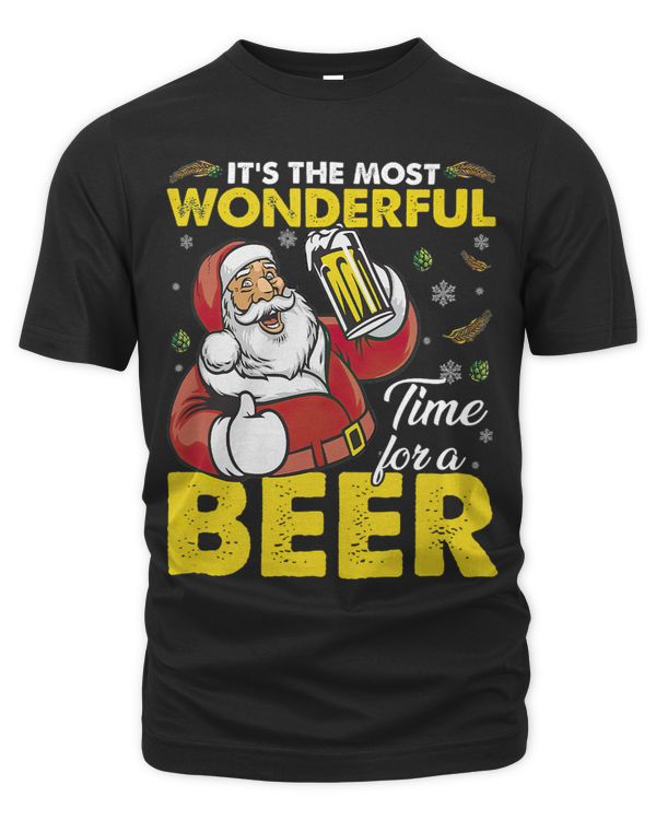 Vintage Santa Claus Its The Most Wonderful Time For A Beer34