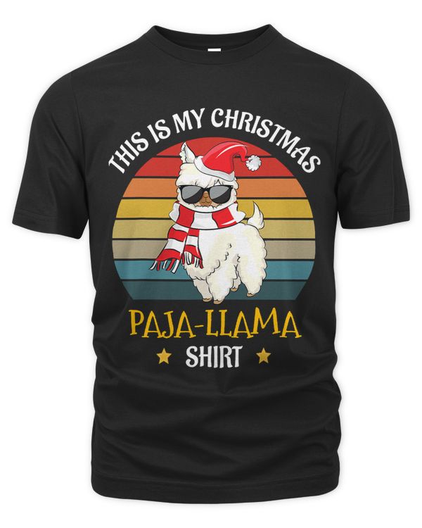 This Is My Christmas PajaLlama 2021 Jammies Retro Vintage 102