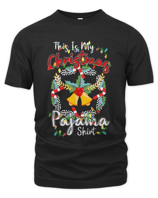 This Is My Christmas Pajama Costume Funny Christmas Lights 18