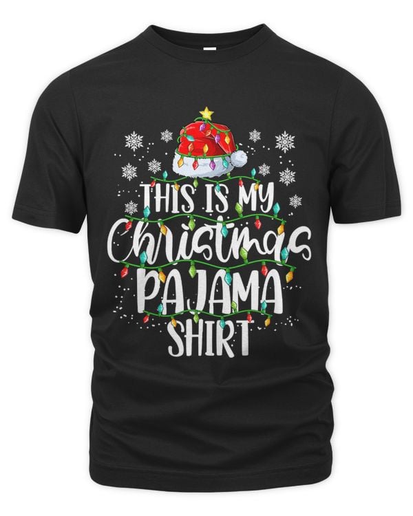 This Is My Christmas Pajama Shirt Funny Xmas PJs Men Women 199