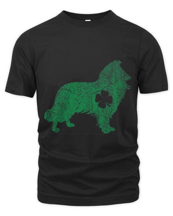 Shetland Sheepdog Dog Shamrock St. Patricks Day