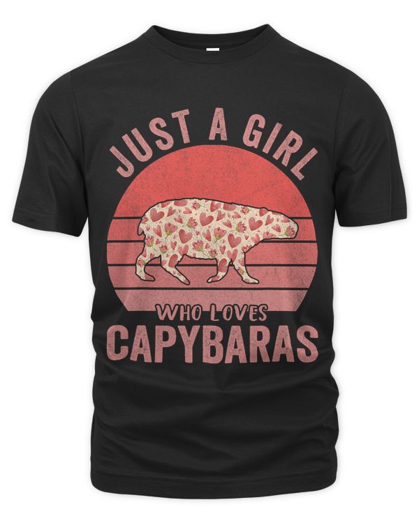 Just A Girl Who Loves Capybaras Lover Funny Capybara Quote 234