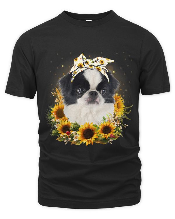 Sunflower Japanese Chin Dog Mothers Day For Women