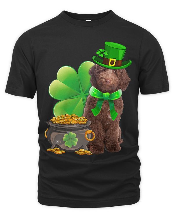 Labradoodle Dog Shamrock St Patricks Day Dog Irish Gift
