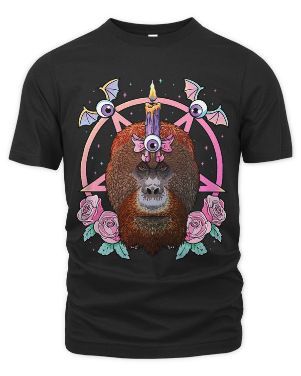 Pastel Goth Orangutan Pagan Creepy Menhera Orangutan