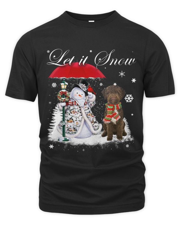 Lagotto Romagnolo Santa Dog Christmas Snowman Xmas Pajama 371