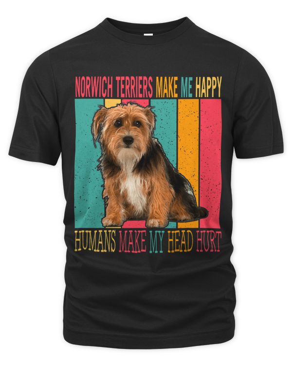 Vintage Norwich Terriers Make Happy Humans Make Head Hurt