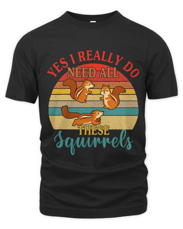 Vintage Really Do Need All These Squirrels Three Squirrels