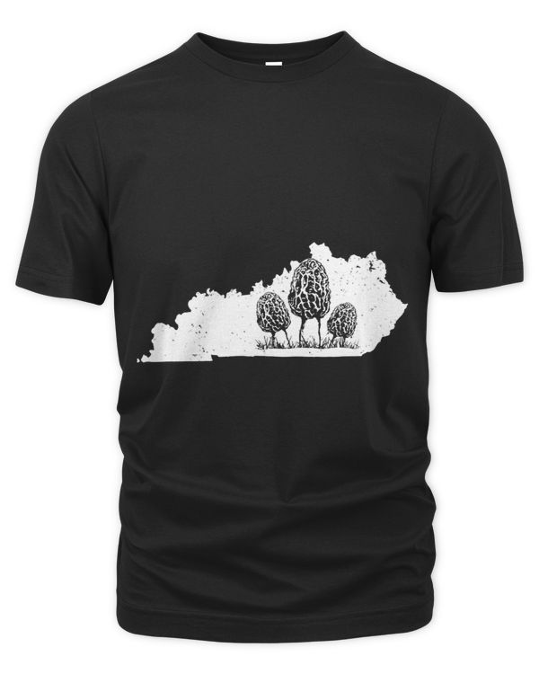 Kentucky State Map Morel Mushroom Shrooming Picking Fungi