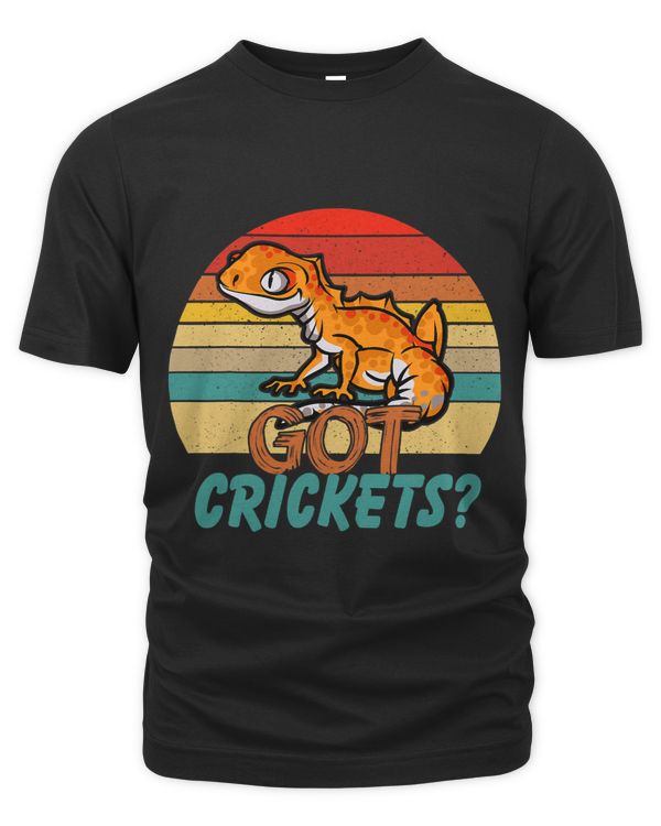 Vintage Retro Got Crickets Funny Gecko Animal Lover Owner