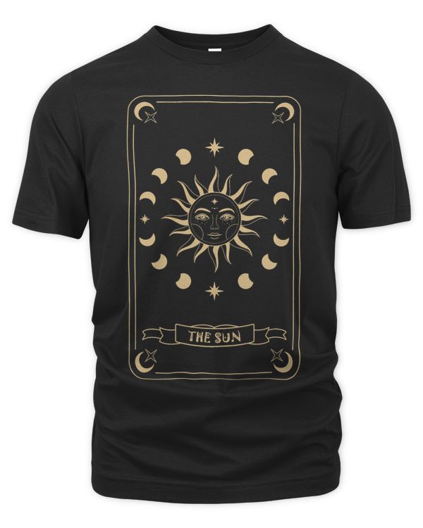 The Sun Tarot Card Boho Minimalism Dark Academia