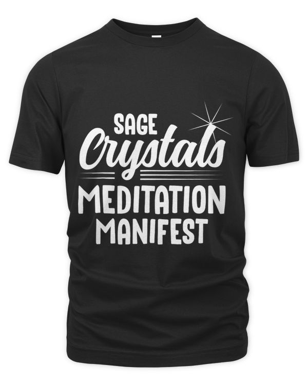 Sage Crystals Meditation Manifest Spirituality Full Moon