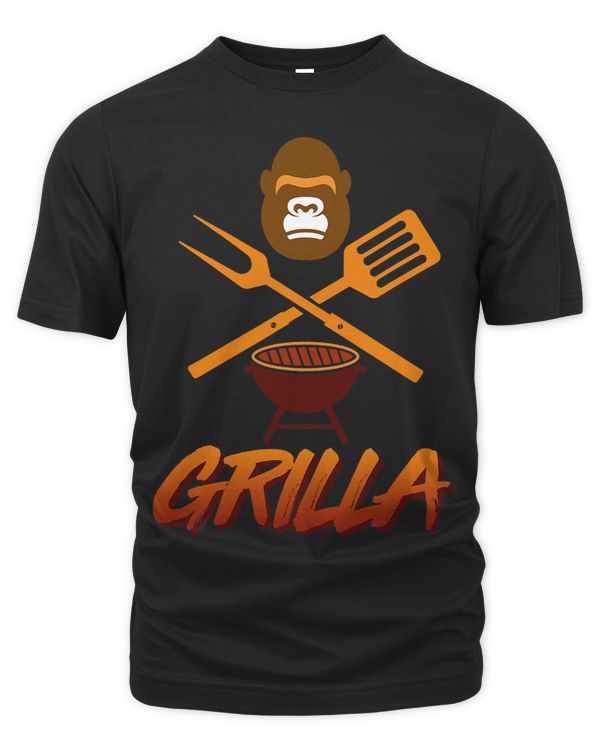 Grilla Awesome BBQ Barbeque Grill Gorilla Barbecue Cooking