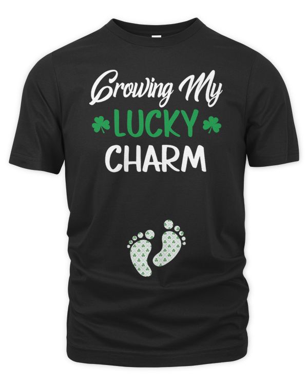 Growing My Lucky Charm Funny Saint Patricks Day Pregnancy
