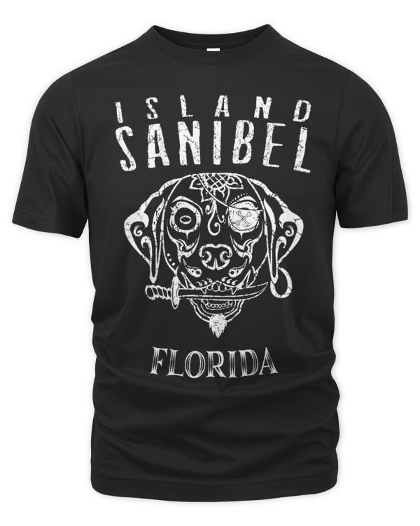 Sanibel Island Souvenirs Florida Halloween Sugar Skull Dog