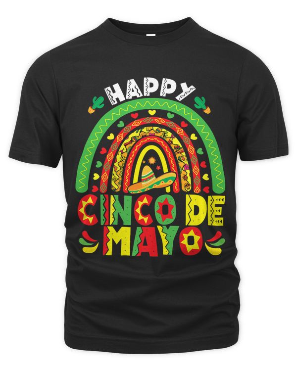 Happy Cinco De Mayo Rainbow Fiesta 5 De Mayo Viva Mexico