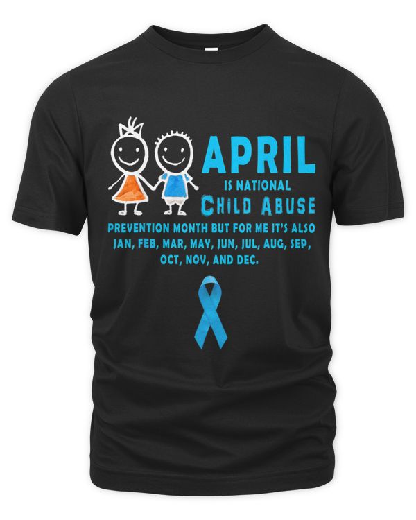 Stop Child Abuse Prevention Month Gift Blue Ribbon
