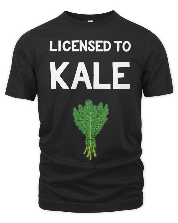 Licensed To Kale Gag Gifts for Vegans Vegetarians