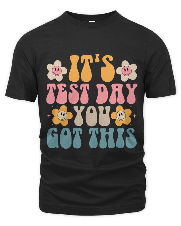 Its Test Day You Got This Teacher Retro Groovy Testing Day 2