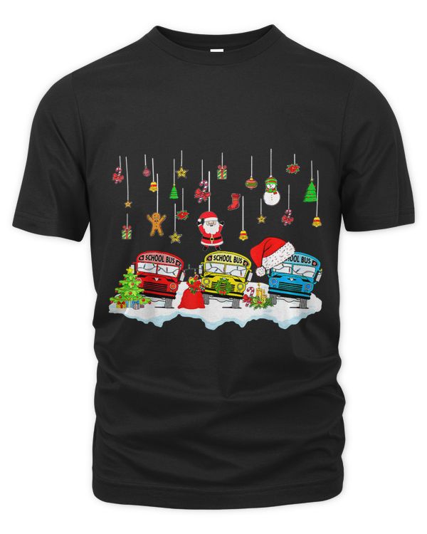 Santa Claus School Bus Driver Christmas Costume Xmas Pajama