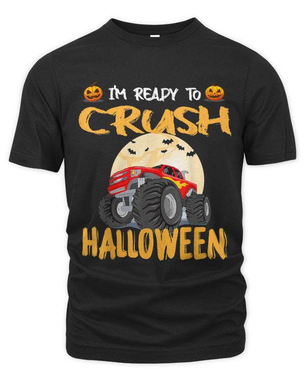 Im Ready To Crush Halloween Monster Truck Funny Pumpkin