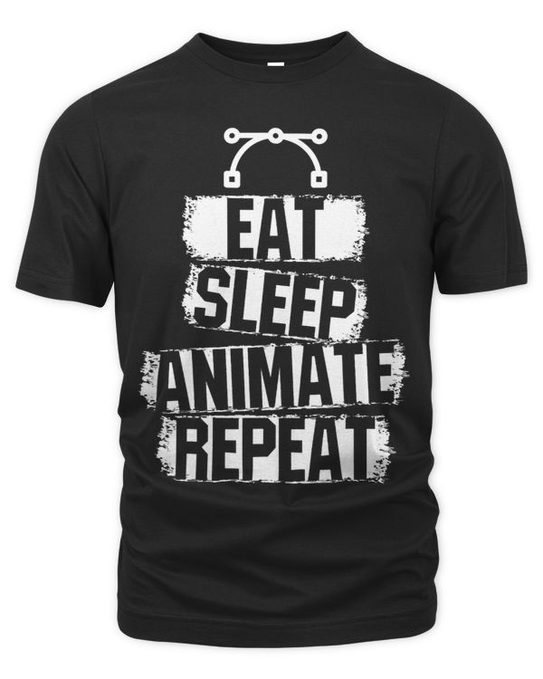 Eat Sleep Animate Repeat 3D Animator Graphic Artist