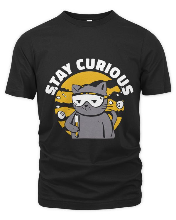 Scientist Cat College Scientific Science Stay Curious