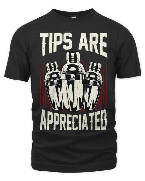 Bartender Bar Design For Barman Tips Are Appreciated