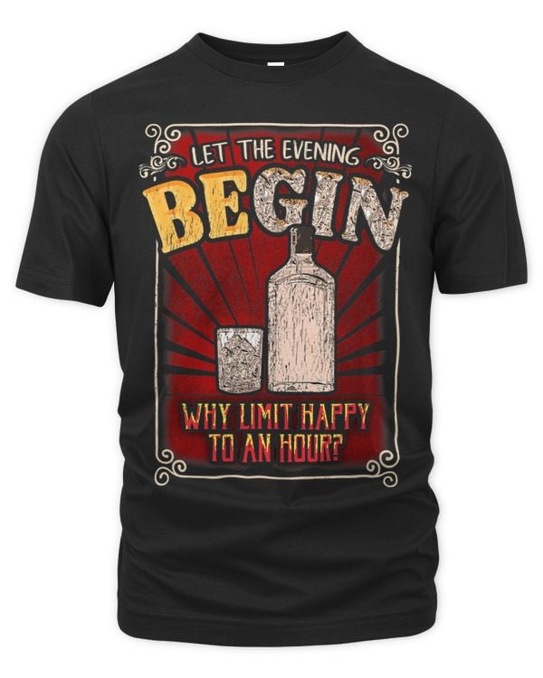 Gin Drinkers Funny Let The Evening Be Gin Gift