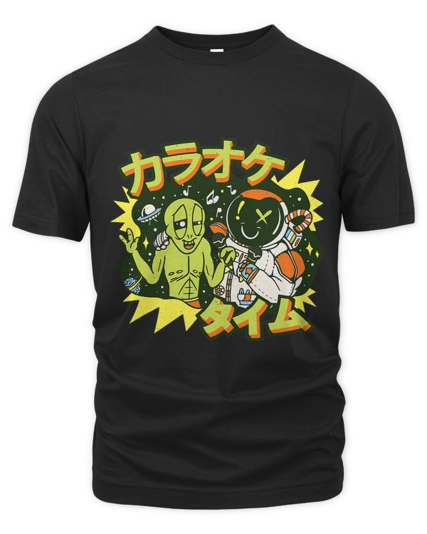 Funny UFO and astronaut karaoke For UFO and Alien Believers