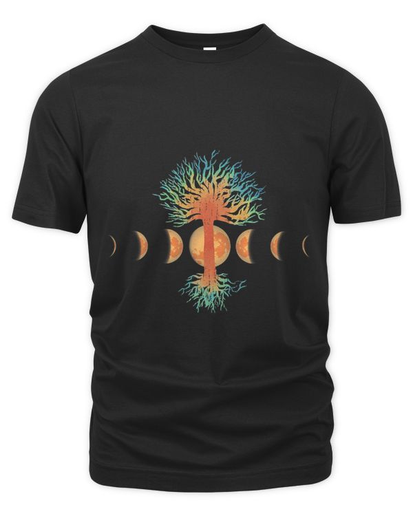 Moon phases astronomy tree of life