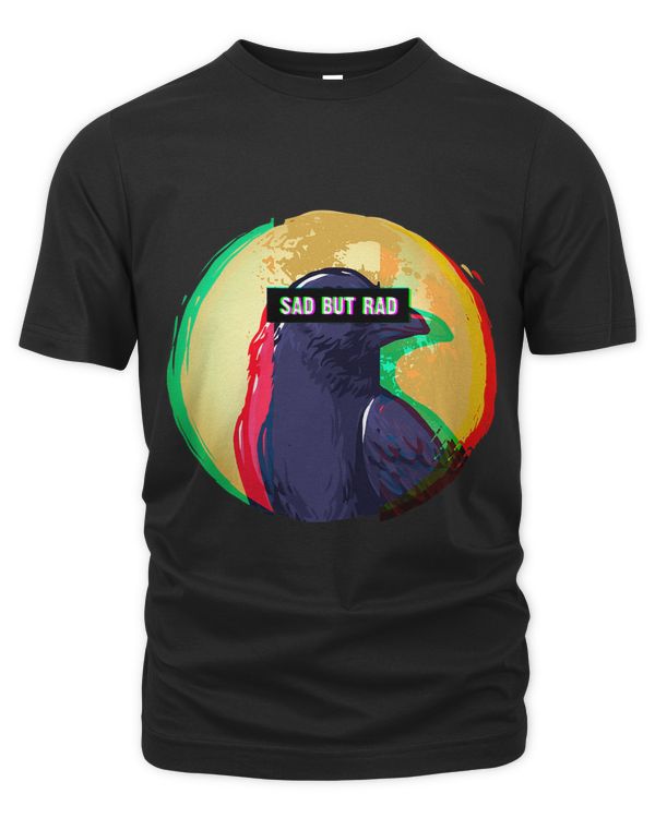 Raven Full Moon Black Crow Sad But Rad