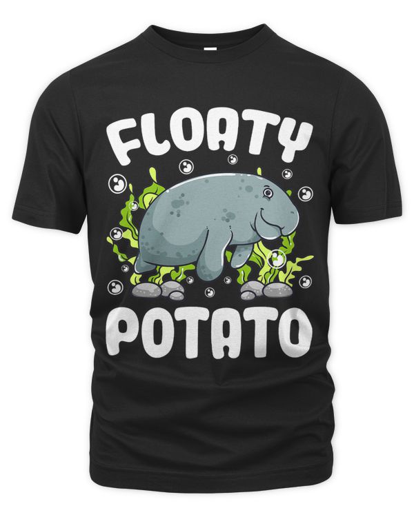 Floaty Potato Manatee Funny Sea Animal Marine Biologist Cute