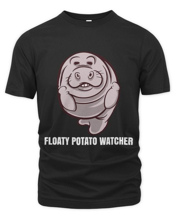 Floaty Potato Watcher Funny Marine Biologist Manatee Pun