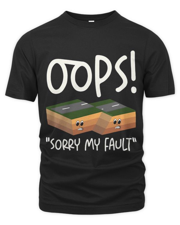 Earthquake Fault Ground Shake Tectonic Plates Humorous Pun