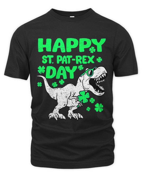 Happy St PaT Rex Dinosaur Saint Patricks Day For Boys Girls 2 8
