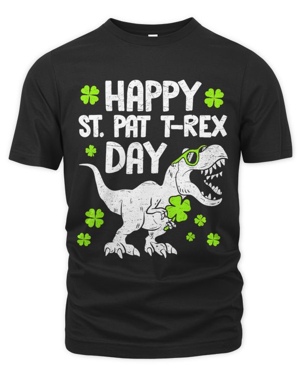 Happy St PaT Rex Dinosaur Saint Patricks Day For Boys Girls 3