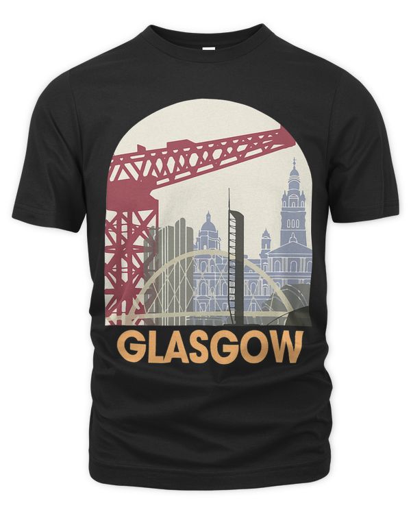 Glasgow Europe Traveling Scotland Travel Poster Souvenir