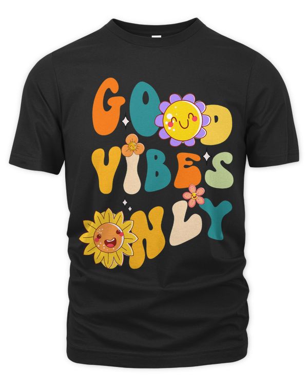 GoodVibes Only Peace Love 60s 70s Tie Dye Retro Groovy