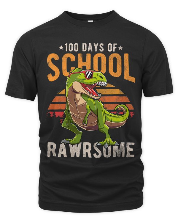 Dinosaur TRex 100 Days Of School Rawrsome For Teacher Gift