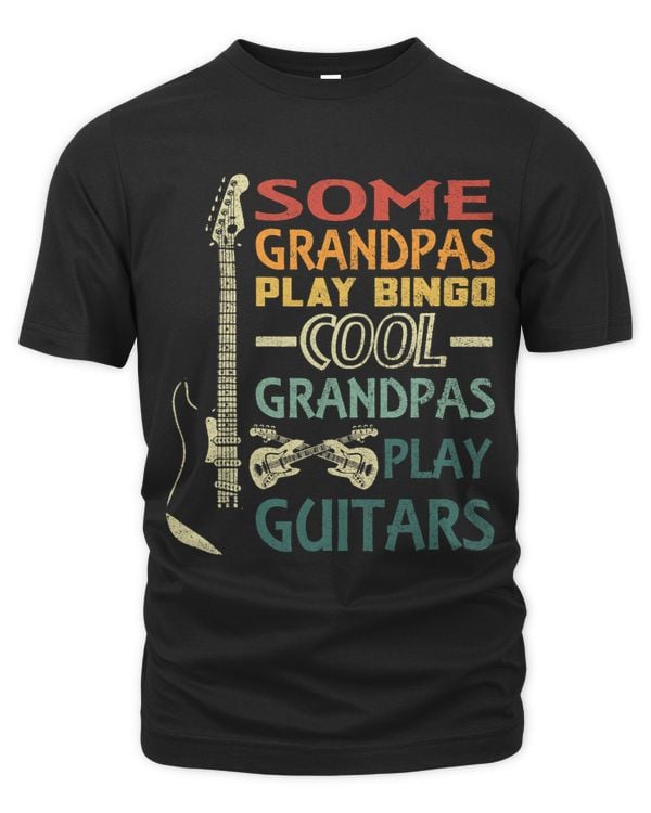 Some Grandpas play Bingo Cool Grandpas play Guitars
