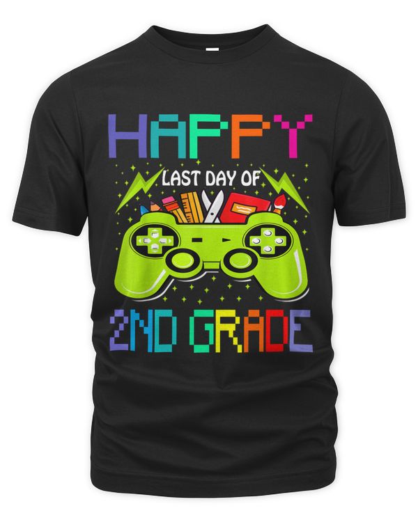 Happy Last Day Of School 2022 Funny 2nd Grade Video Game