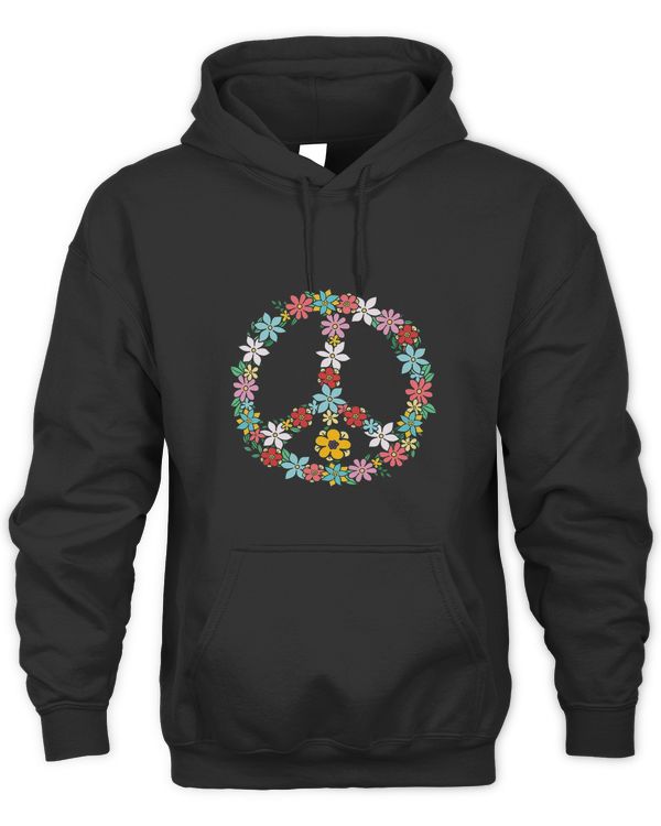 Love Peace Sign Tee 60s 70s Dye Tie Dye Peace hippy tee