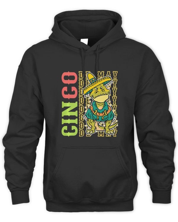 Mexican Holiday Sombrero Poncho T Rex Cinco De Mayo