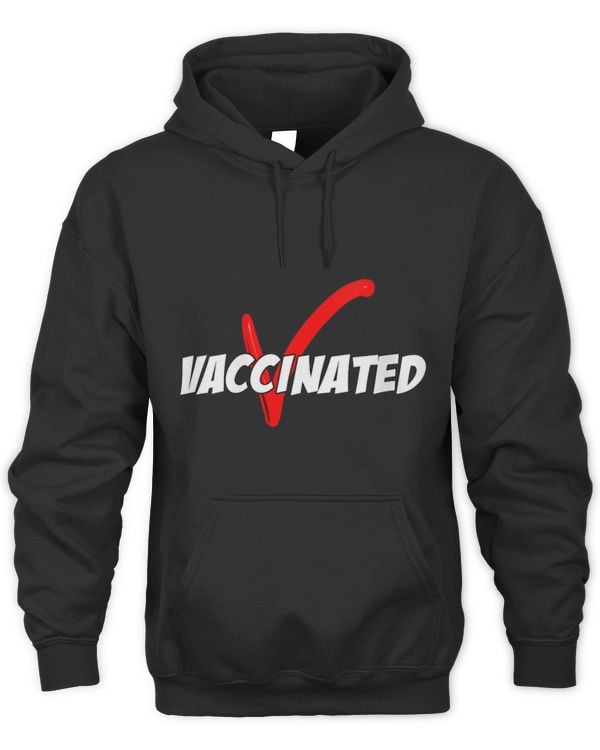Womens Im Vaccinated Shirt Vaccine Shirt I Got Vaccinated V-Neck T-Shirt