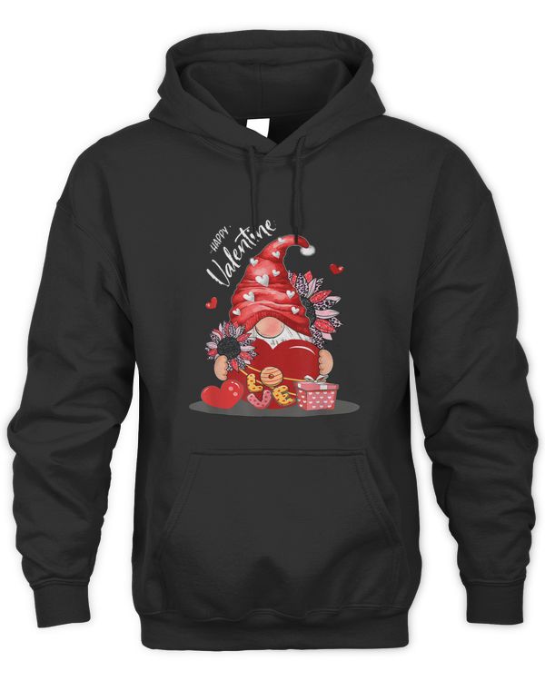 Happy Valentines Day Gnome with Leopard Sunflower Valentine 4