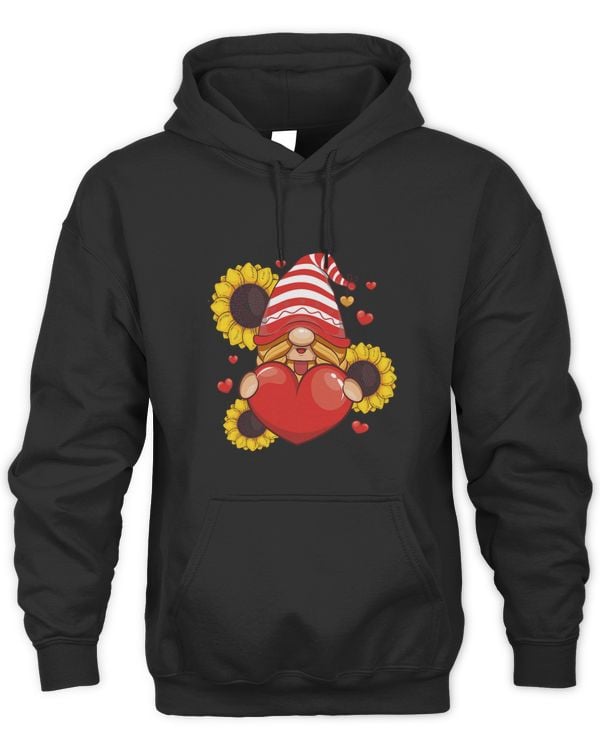 Happy Valentines Day Gnome With Leopard Sunflower Valentine 5