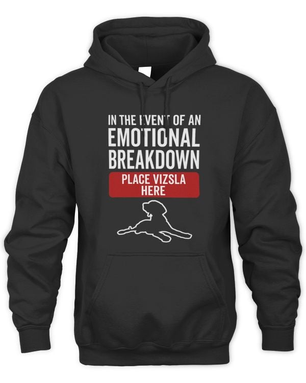 In Event Of Emotional Breakdown Dog Vizsla 3