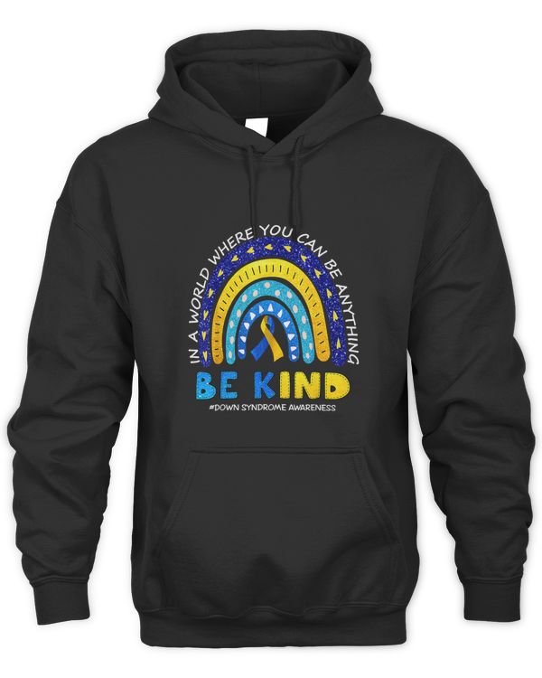 In October We Wear Blue And Yellow Down Syndrome Awareness