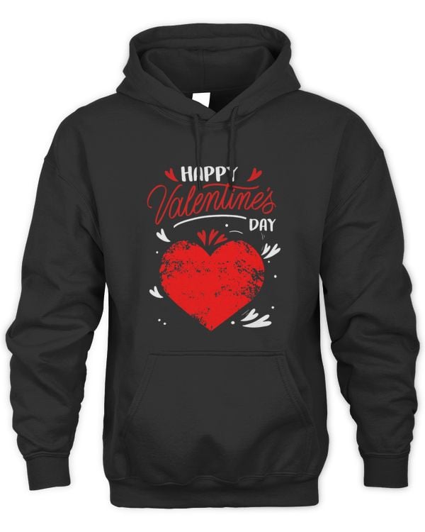 Happy Valentines Day Big Red Heart Distressed Men Women Kids3